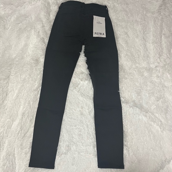 Pistola - Aline High Rise Skinny Jean Dark Grey Sz. 24 - Picture 4 of 6